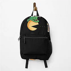 Pac-Man Goes to St. Patrick's Day Backpack