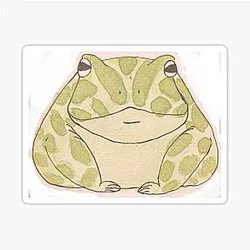 Pac-Man Frog Sticker