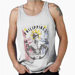 Manny Pacquiao Boxing Champion Flag of the Philippines Tank Top