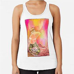 Pac-Man in Racerback Tank Top