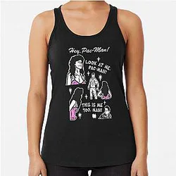 Hey Pac-Man Racerback Tank Top