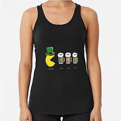 Pac-Man St. Patrick's Day Beer Tank Top
