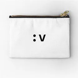 Pac-Man Center Aligned Zipper Pouch