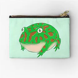 Pac Man Frog Zipper Pouch