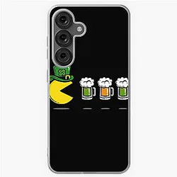 Pac-Man St. Patrick's Beer Style Samsung Galaxy Soft Case