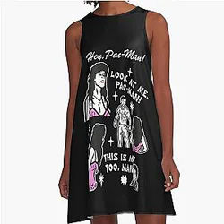 Hey Pac-Man A-Line Dress