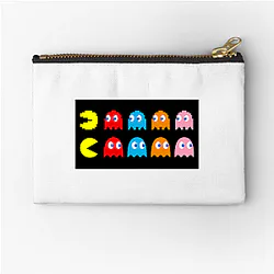 Pac-Man Merch For Fans Pac Man Zipper Pouches