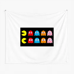 Pac-Man Merch For Fans Pac Man Tapestries