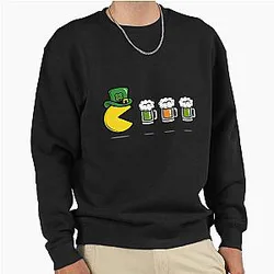 Pac-Man St. Patrick's Sweatshirt