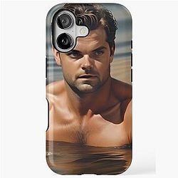 Bulging Neck Muscles iPhone Tough Case