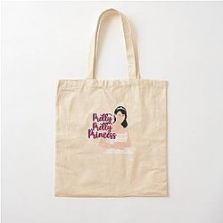 Paget Brewster - Pretty Princess Cotton Tote Bag
