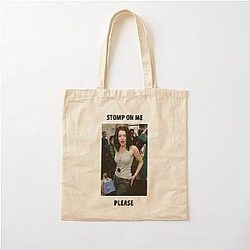 Stomp on me Paget Brewster Cotton Tote Bag