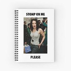 Stomp on me Paget Brewster Notebook
