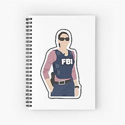 Paget Brewster Spiral Notebook