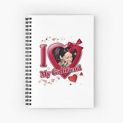 I heart my girlfriend Paget Brewster Spiral Notebook