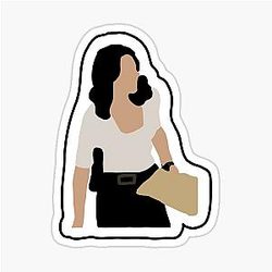 Paget Brewster Office Sticker