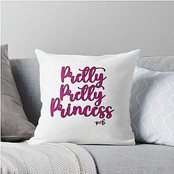 Pretty Princess - Paget Brewster Throw Pillow