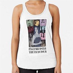Paget Brewster Eras Tour Racer Tank Top