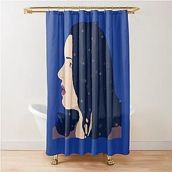 Starry Paget Shower Curtain