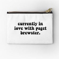 Currently In Love with Paget Brewster Zipper Pouch