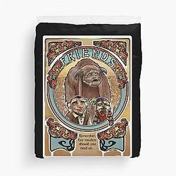 Labyrinth Art Nouveau Tribute goblin king movie duvet cover
