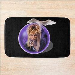 Crystal Ball Games Labyrinth Goblin King Movie Halloween Christmas Bath Mat