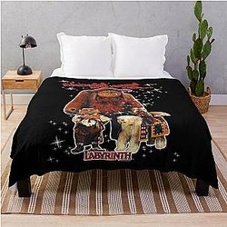 Labyrinth: Should You Need Us goblin king movie Throw Blanket