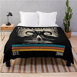 Retro Pan's Labyrinth Throw Blanket