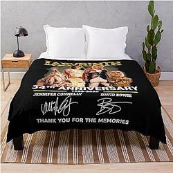 Labyrinth 34th Anniversary 1986-2020 Throw Blanket