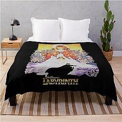 Labyrinth Souvenir Throw Blanket, Goblin King Movie