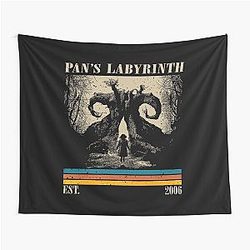 Retro Pan's Labyrinth Tapestry