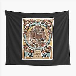 Labyrinth Art Nouveau Tribute Goblin King Tapestry