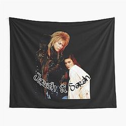 Jareth and Sarah Labyrinth Goblin King Halloween Tapestry