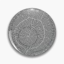 Black and white maze labyrinth Pin