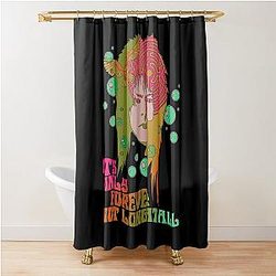 Forever Labyrinth Goblin King Soft White Shower Curtain