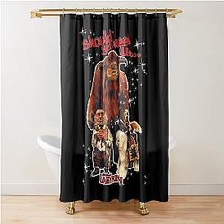 Labyrinth Goblin King Movie Halloween Christmas Shower Curtain