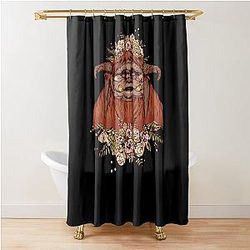 Flower Crown Ludo Labyrinth Goblin King Movie Shower Curtain