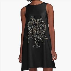 Mystical Labyrinth A-Line Dress