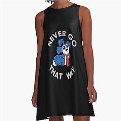 Funny Goblin King Labyrinth Gift A-Line Dress