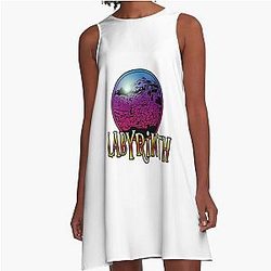 It's Only Forever Labyrinth Goblin King Movie Halloween Christmas A-Line Dress