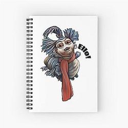 Jim Henson Labyrinth Blue Spiral Notebook