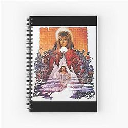 The Labyrinth Movie Spiral Notebook