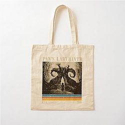 Retro Pan's Labyrinth Cotton Tote Bag