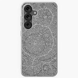 Black and white maze Samsung Galaxy Soft Case