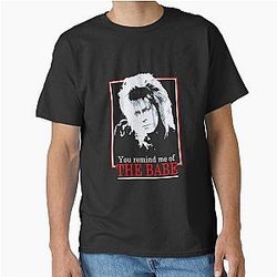 Labyrinth Retro You Remind Me of The Babe Goblin King Movie Classic T-Shirt