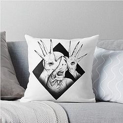 Pale Man Pans Labyrinth Throw Pillow