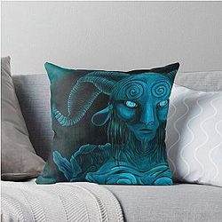 Pan's Labyrinth Faun Throw Pillow
