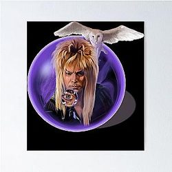 Crystal Ball Games Labyrinth Goblin King Movie Poster