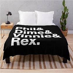 Pantera Band Members Metal Merch Throw Blanket