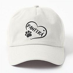 PANtera in a heart with paw, great gift for dog owners Dad Hat